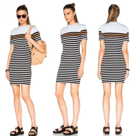 T by Alexander Wang Striped Knit Dress - Picture 2 of 12